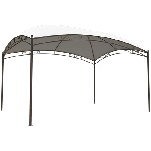 Pabellón acero gris occo 300x400 cm