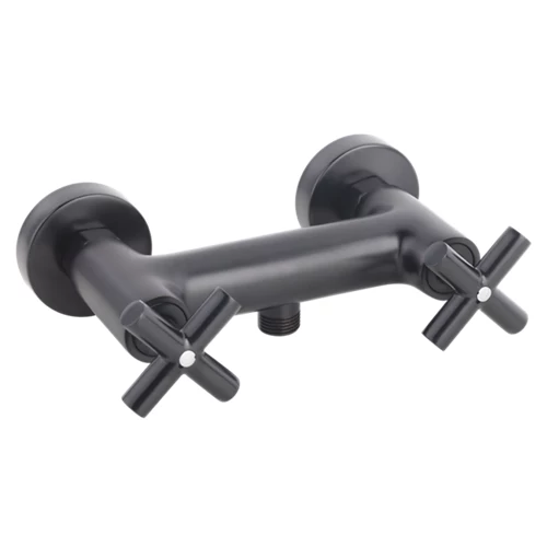 Grifo de ducha Sensea, negro mate, con un control