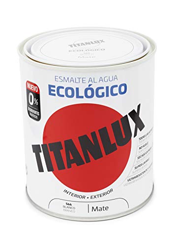 Titanlux - Email Eco, blanco mate, 750ML (ref. 02T056634)