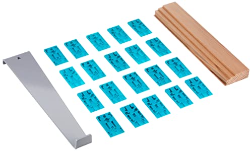 wolfcraft Juego de montaje de laminado, parquet, corcho 22 piezas, 6931000, Juego básico para montaje de parquet a un precio atractivo