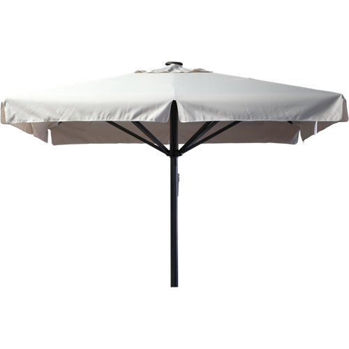 Paraguas premium cuadrado de aluminio de 300x300 cm