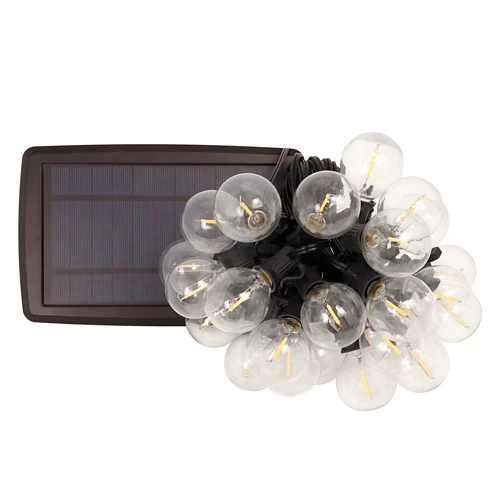 Borealis luz solar 25 luces 2700k 8m con usb