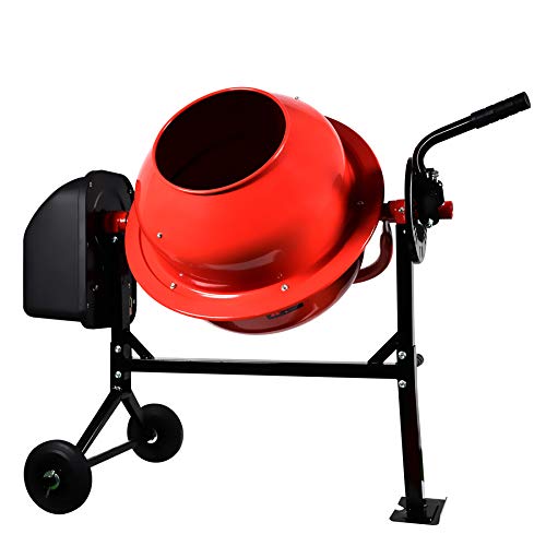 Hormigonera 70L 275W 220V Hormigonera eléctrica de dos ruedas con certificación CE