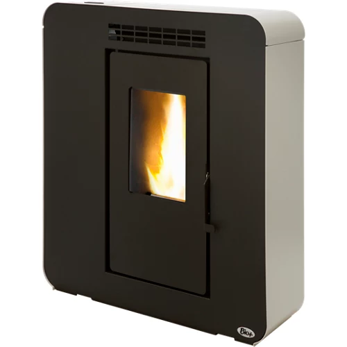 Estufa de pellets conductiva Bio+ 10kw negra