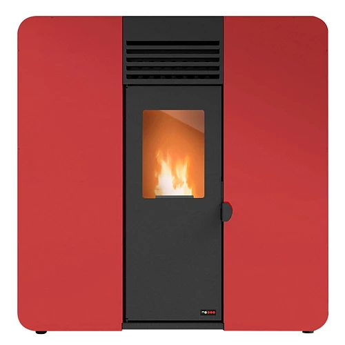 Estufa de pellets conductiva redpod first advance slim 8 kw