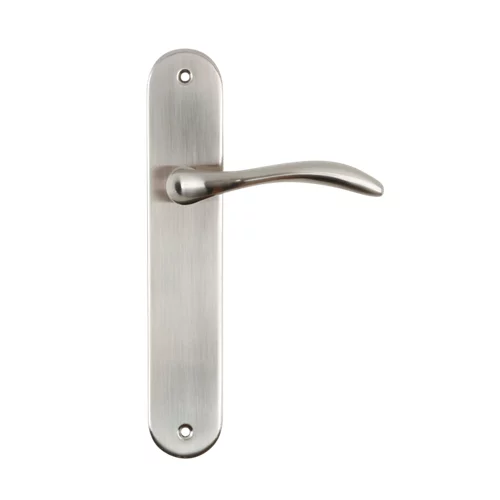 Tirador de puerta de aluminio niquelado exterior / interior esloveno