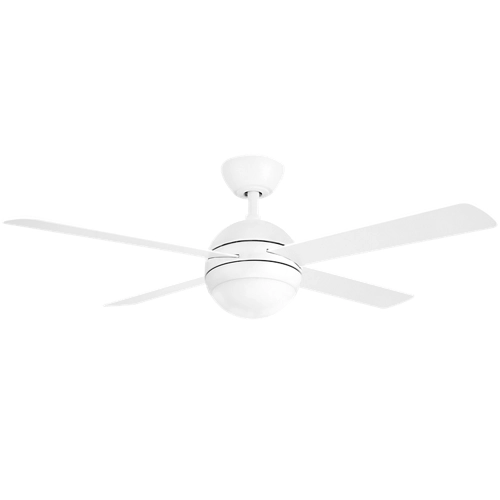 Ventilador de techo con luz led blanca bola cruz 122 cm dc