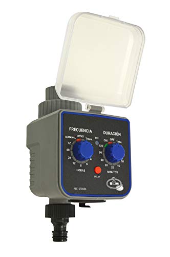 S&M 590054 Single Hm 3/4 Programador Automático Riego Batería