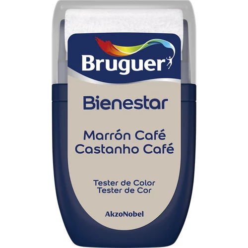 Probador de pintura bienestar 30 ml marrón café