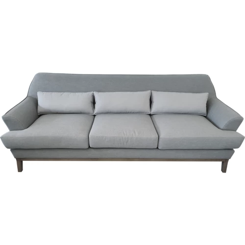 Sofá de exterior de aluminio gris Tigris