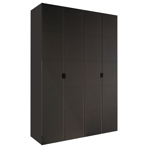 cabineto spaceo home lucerna gris plegable interior gris 240x160x60cm