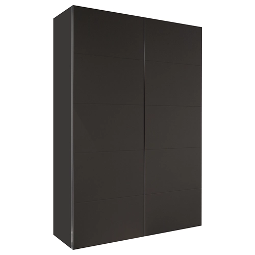 spaceo closet home linterna gris interior deslizante gris 240x120x60cm