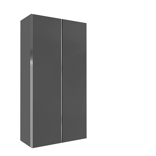 Spaceo home mallorca armario interior gris corredera gris 240x120x60cm