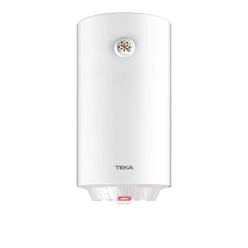 Teca |  Caldera eléctrica de 80 litros  EWH 80 C |  Consumo medio para 2-4 personas  Tanque de correo electrónico de zafiro |  el color blanco