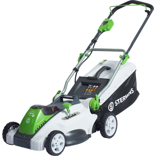 Cortacesped con bateria sterwins 00li x-2 36v 4ah 40cm ancho de corte