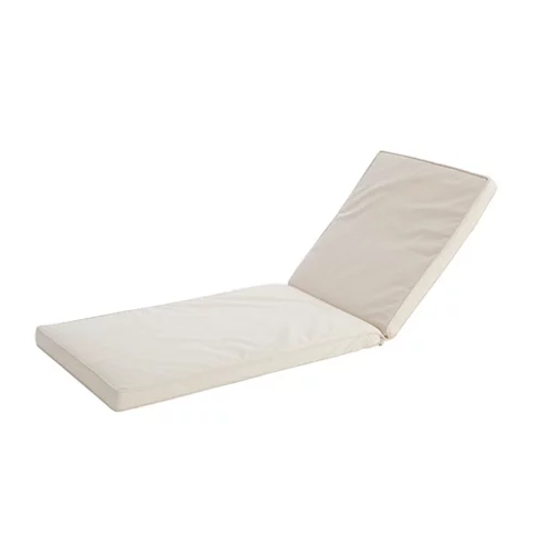 Cojín crudo natural para tumbona natural