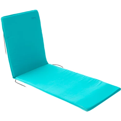 Cojín turquesa natural para tumbonas