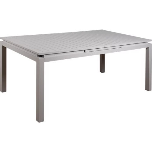 Mesa extensible en aluminio gris Odyssey 76,5x180/240 cm
