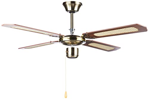 Orbegozo CF 01105 M - Ventilador de techo, potencia 50 W, diámetro 105 cm, 4 palas reversibles y 3 velocidades