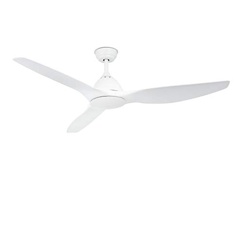CREATE / SAIL UPWIND / Ventilador de techo XL Blanco / Motor AC, silencioso, temporizador, Ø163 cm, 90W
