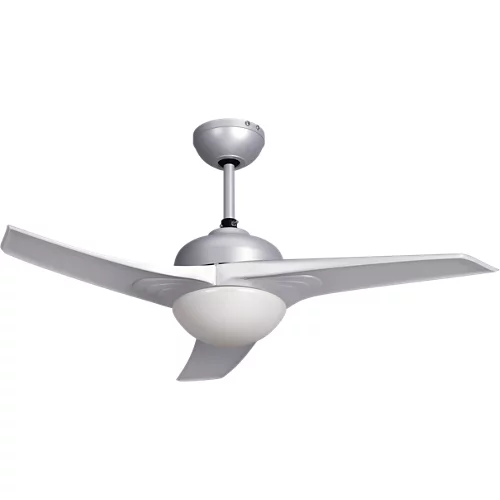 Ventilador de techo con luz inspira aruba gris 112 cm motor aguja