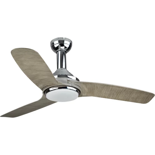 Ventilador de techo con luz inspira gandia plata motor dc 132 cm
