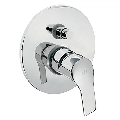 Tres grifos monomando de empotrar (2 vías) Cuerpo de empotrar incluido (06918012)