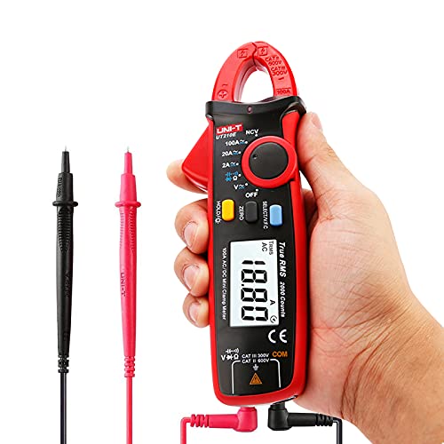 UNI-T UT210E Mini Pinza Digital Portable True RMS AC / DC Tester para Capacidad de Resistencia