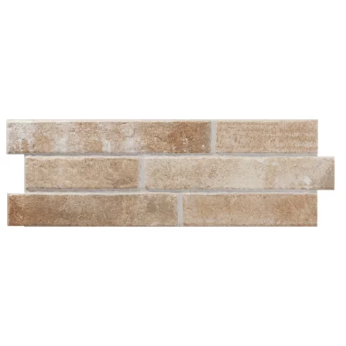 Azulejos de cerámica de porcelana de los Apalaches 17x52 ocre