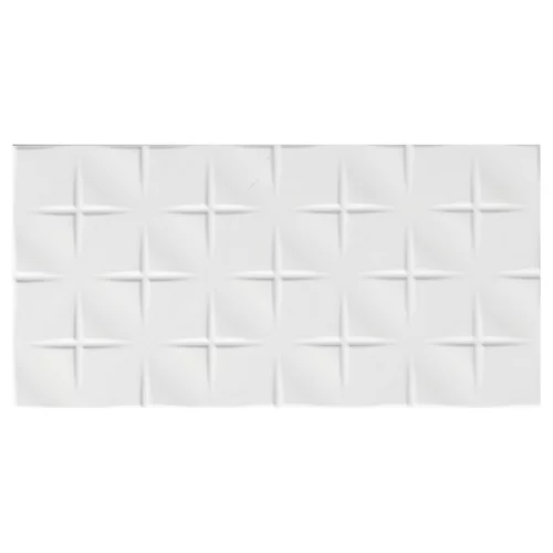 Azulejos tonificados 25x50 3d cruz blanca artens