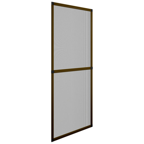 Mosquitera para balcón corredero color bronce 70x220 cm (ancho x alto)