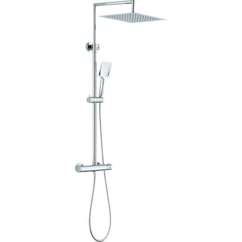 Columna de ducha termostática edouard rousseau otaki gris