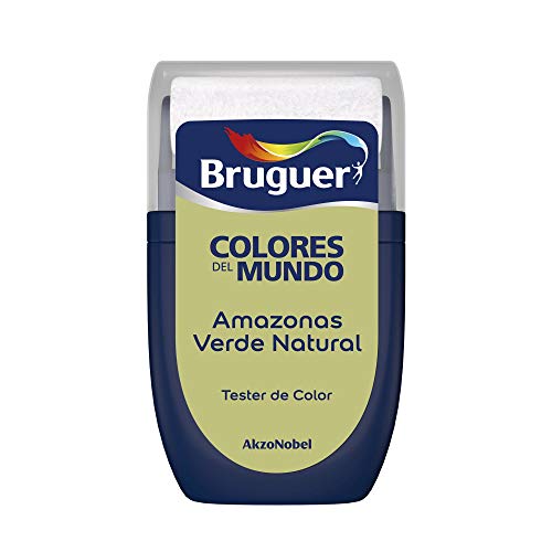Bruguer Tester Colors of the World Amazon Green Natural Pintura de pared de una sola capa