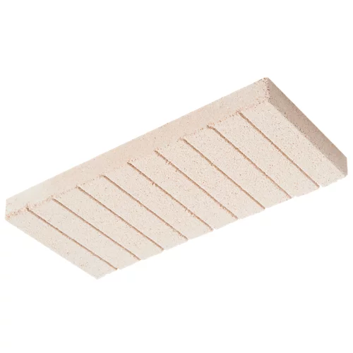 Plato con ranuras 25x50x0,5 cm blanco