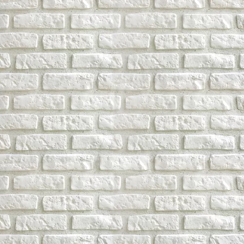 Losas de hormigón imitación ladrillo Milán 21,5 x 6,5 cm blanco.
