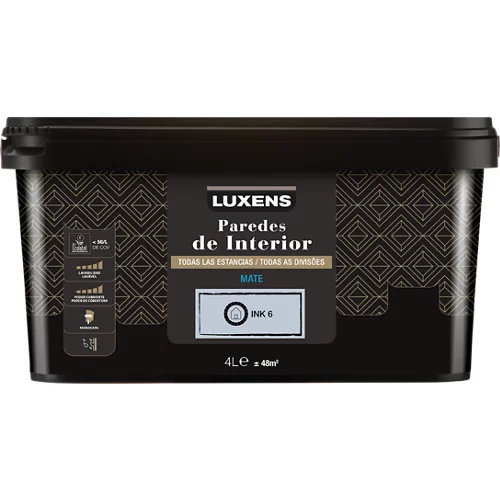 Pintura mate Luxens Signature 4l tinta 6