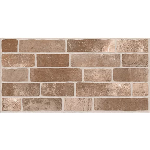 Fábrica de gres porcelánico 29x59 terracota artens