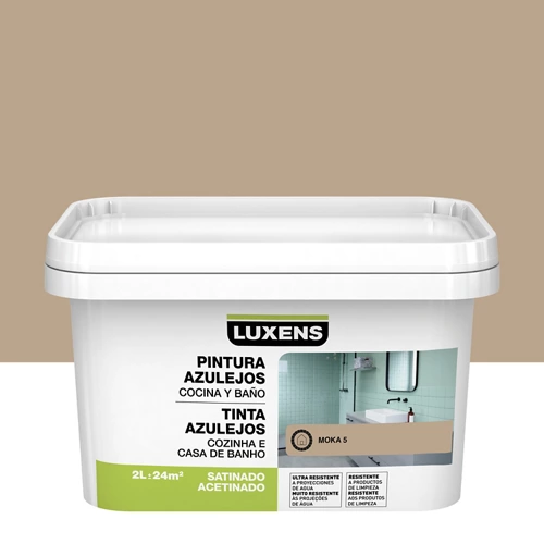 Luxens moca satinado marrón moca glaseado 2l