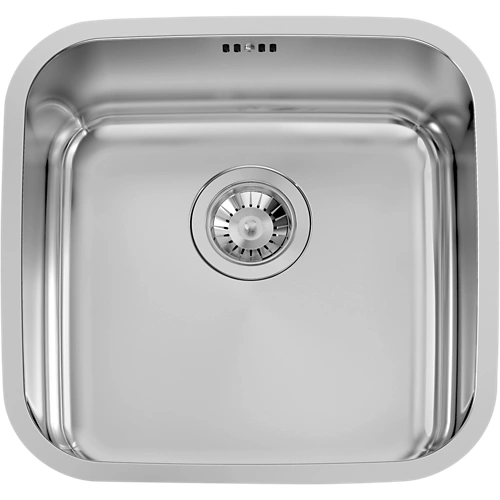 Fregadero Delinia 1 cuadrado de acero inoxidable con platos individuales 50x40cm