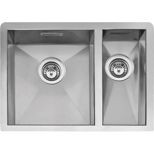 Fregadero cuadrado fabricado en acero inoxidable fruit elite box line 60x40cm