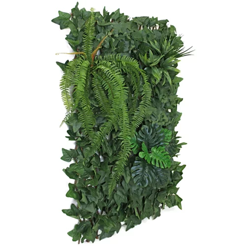 Rejilla extensible rattan verde 100x150 cm