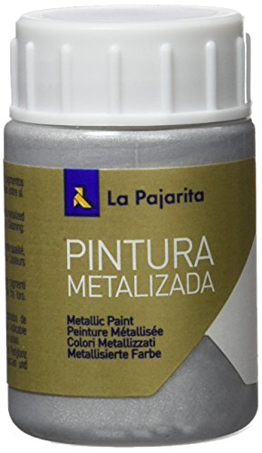 La Pajarita ME-1 - Pintura Metálica Mariposa 35ml Plata