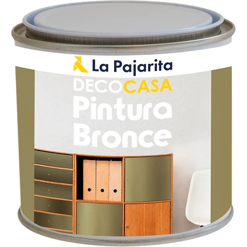 Pajarita pintura metalizada 500ml bronce
