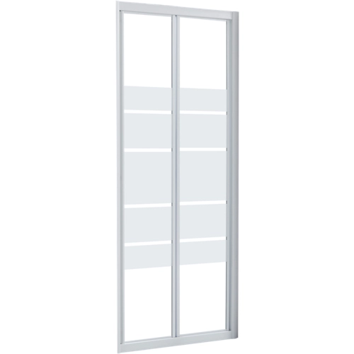 Biombo serigrafía Nerea perfil blanco 70x185 cm