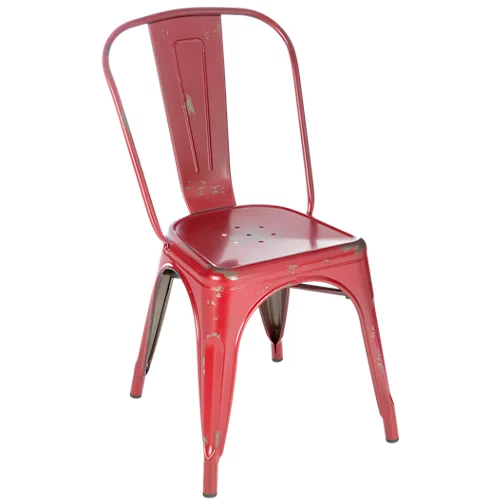 Silla de exterior Soho Vintage Acero Rojo