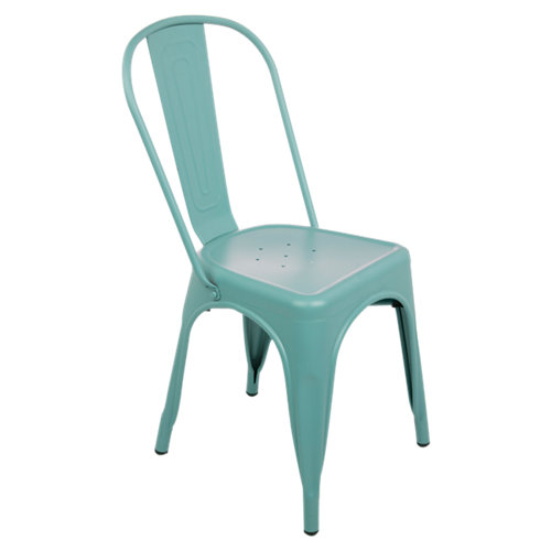 silla exterior de metal soho material aqua