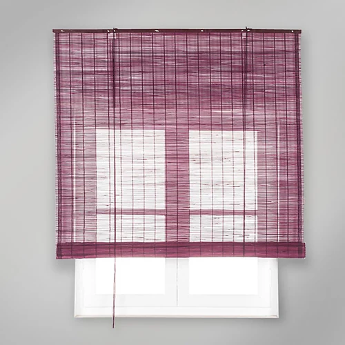Estor enrollable de bambú morado inspires 120x230cm