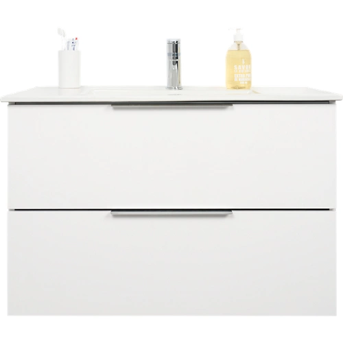 Mueble de baño blanco Essential 80 x 45 cm