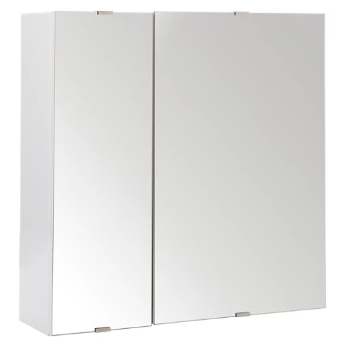 Mueble de baño blanco esencial con espejo 58x58x17 cm