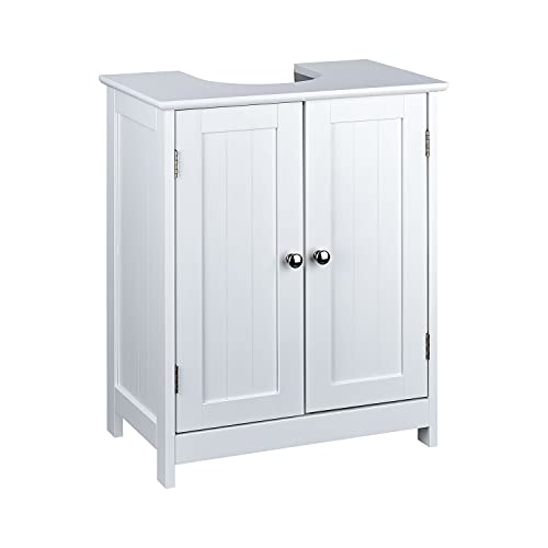 Mecanismo Shelfmade White (ancho 50 cm o 60 cm), Mueble bajo lavabo - Mueble bajo lavabo 60 cm o 50 cm - Inodoro de baño (50 x 30 x 60 cm)